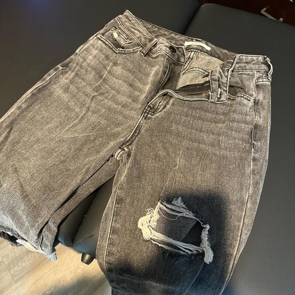 PacSun Women's Black and Grey Jeans - Picture 1 of 4